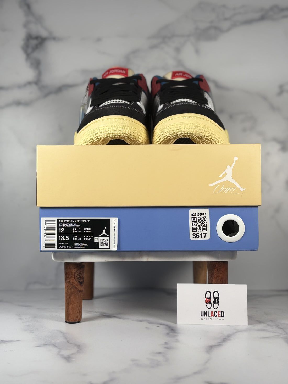 Jordan 4 Retro 'Union Off Noir'