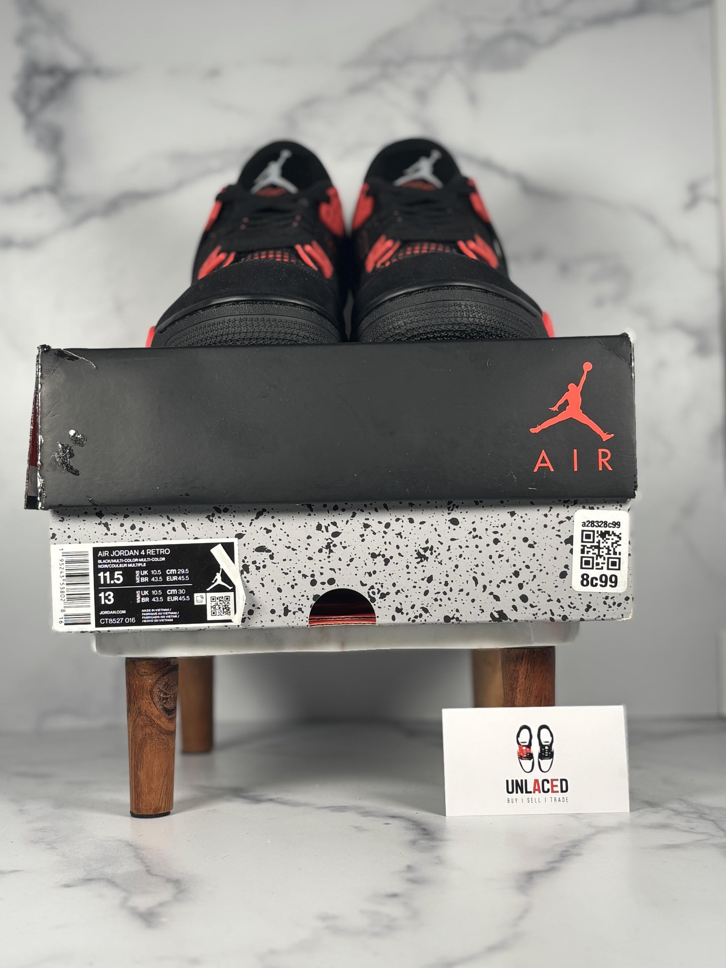 Jordan 4 Retro 'Red Thunder'