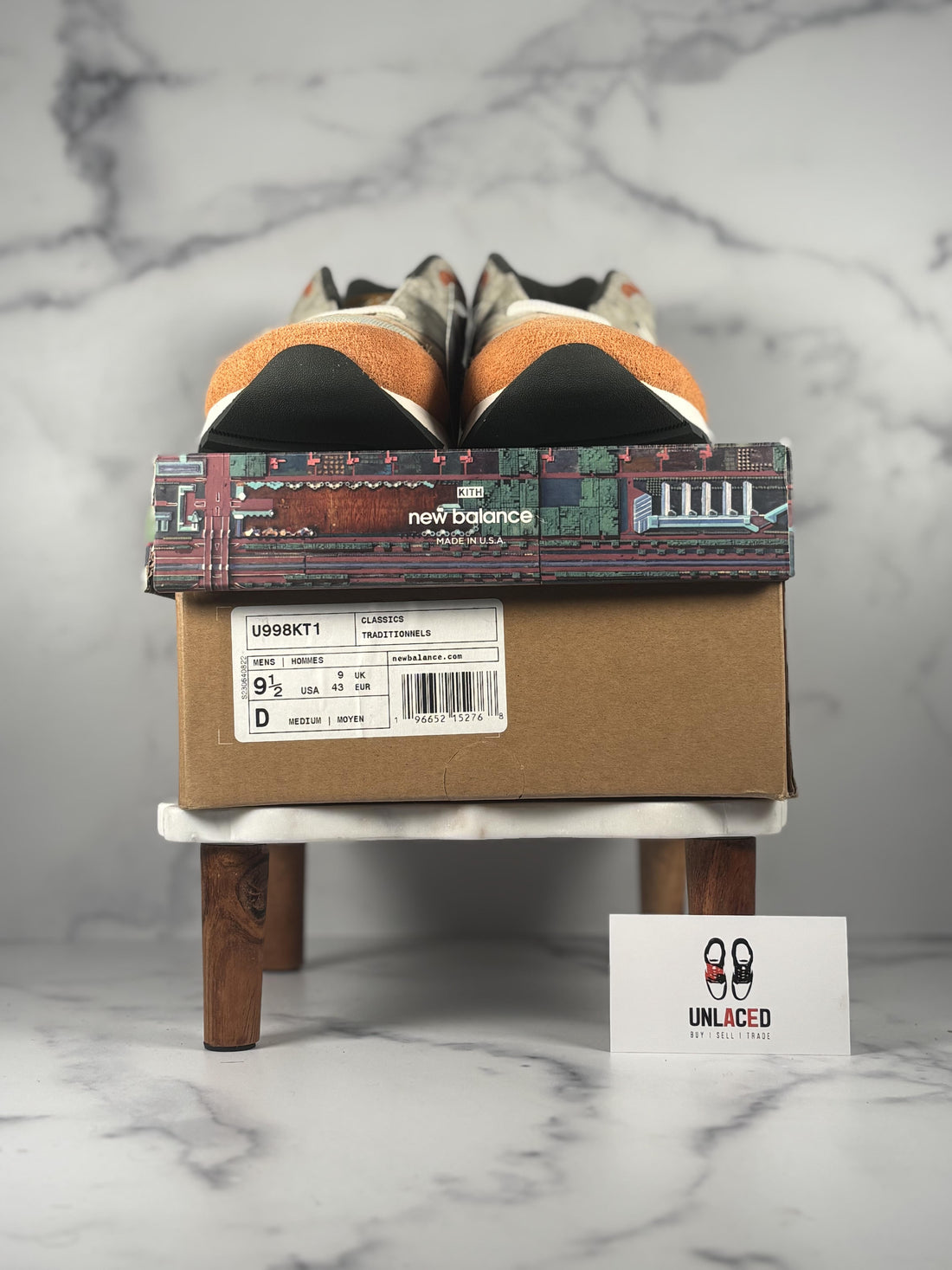 New Balance 998 'Ronnie Fieg & Frank Lloyd Wright Foundation Broadacre City Aloe Wash'