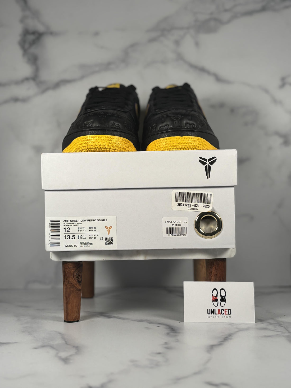 Nike Air Force 1 Low 'Kobe Bryant Lakers Away (Numbered Edition of 8000)'