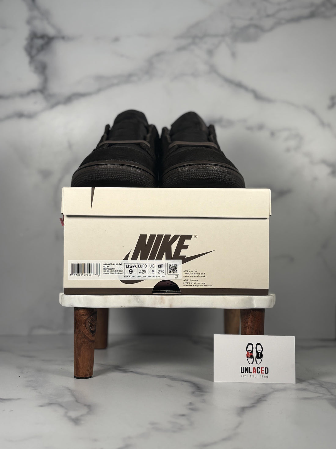 Jordan 1 Retro Low OG SP 'Travis Scott Velvet Brown'