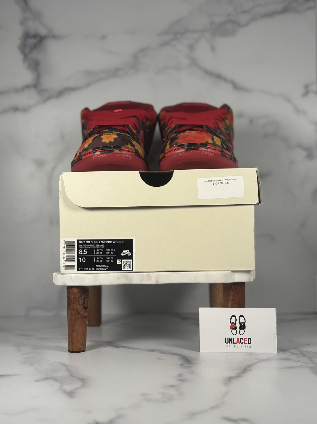 Nike SB Dunk Low 'The Wizard of Oz Poppy Field'