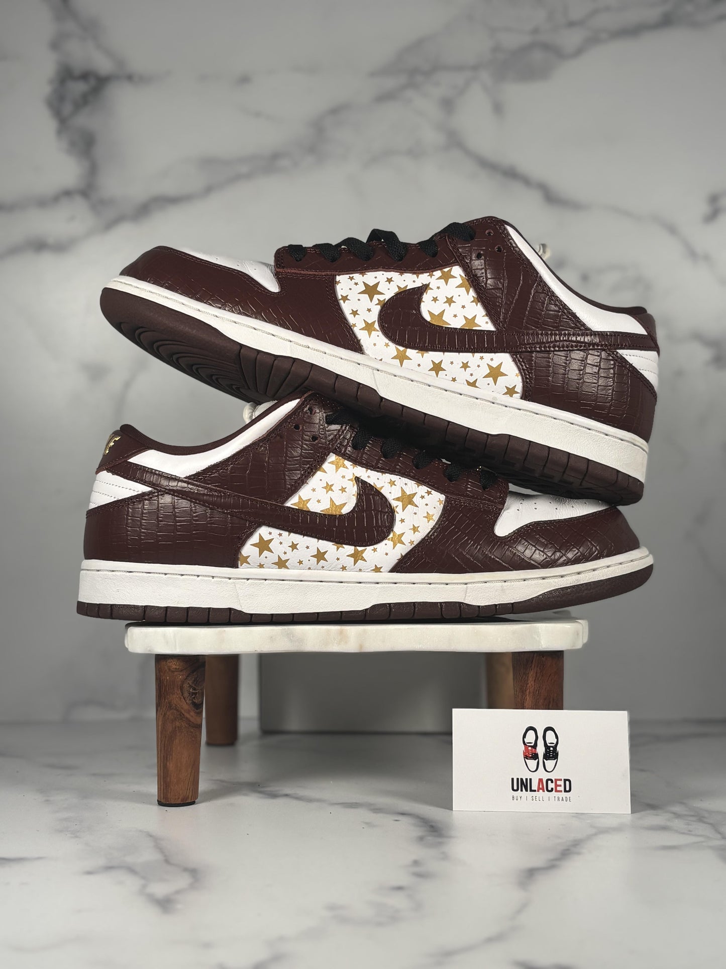 Nike SB Dunk Low 'Supreme Stars Barkroot Brown (2021)'