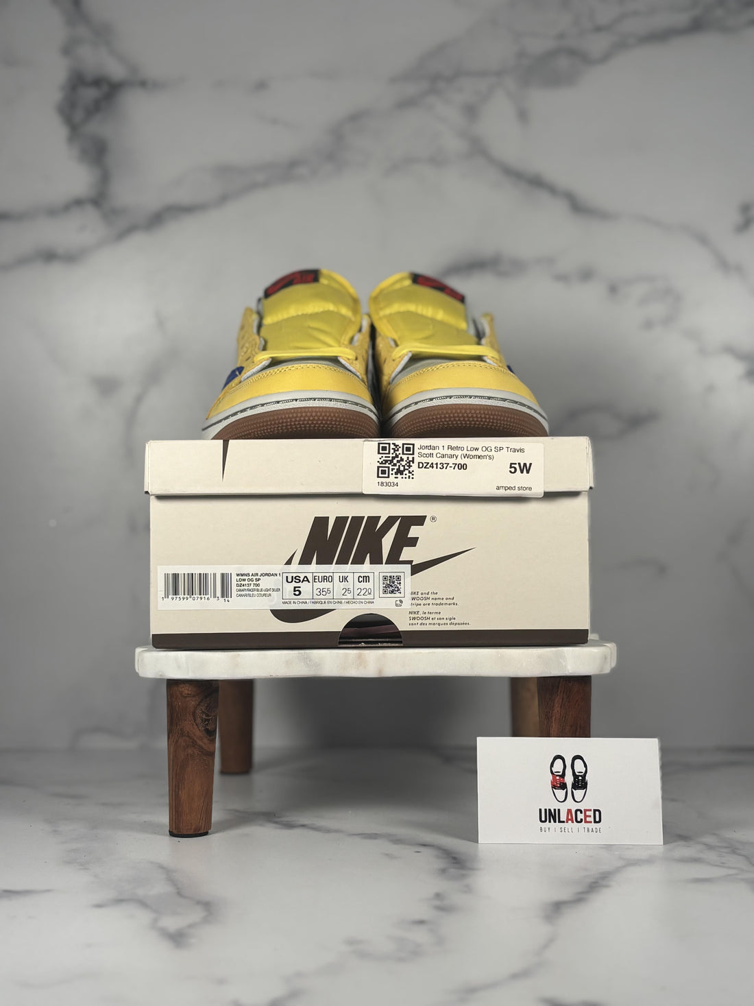 Jordan 1 Retro Low OG SP 'Travis Scott Canary (Women's)'