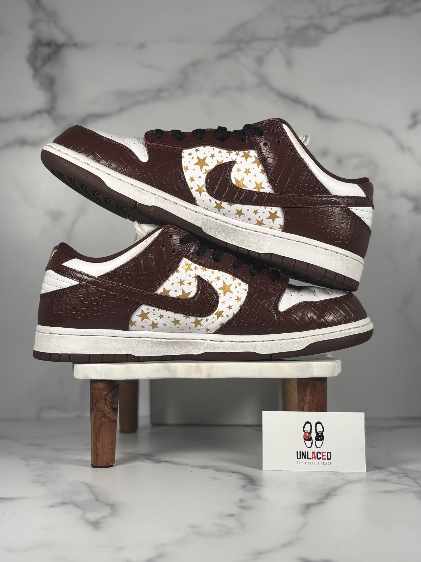 Nike SB Dunk Low 'Supreme Stars Barkroot Brown (2021)'