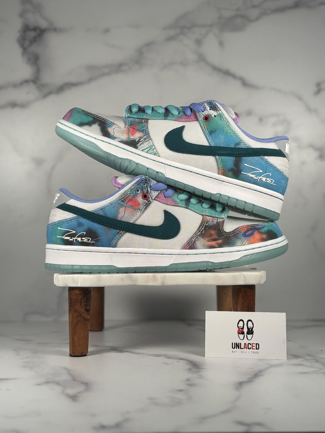 Nike SB Dunk Low 'Futura Laboratories Bleached Aqua'