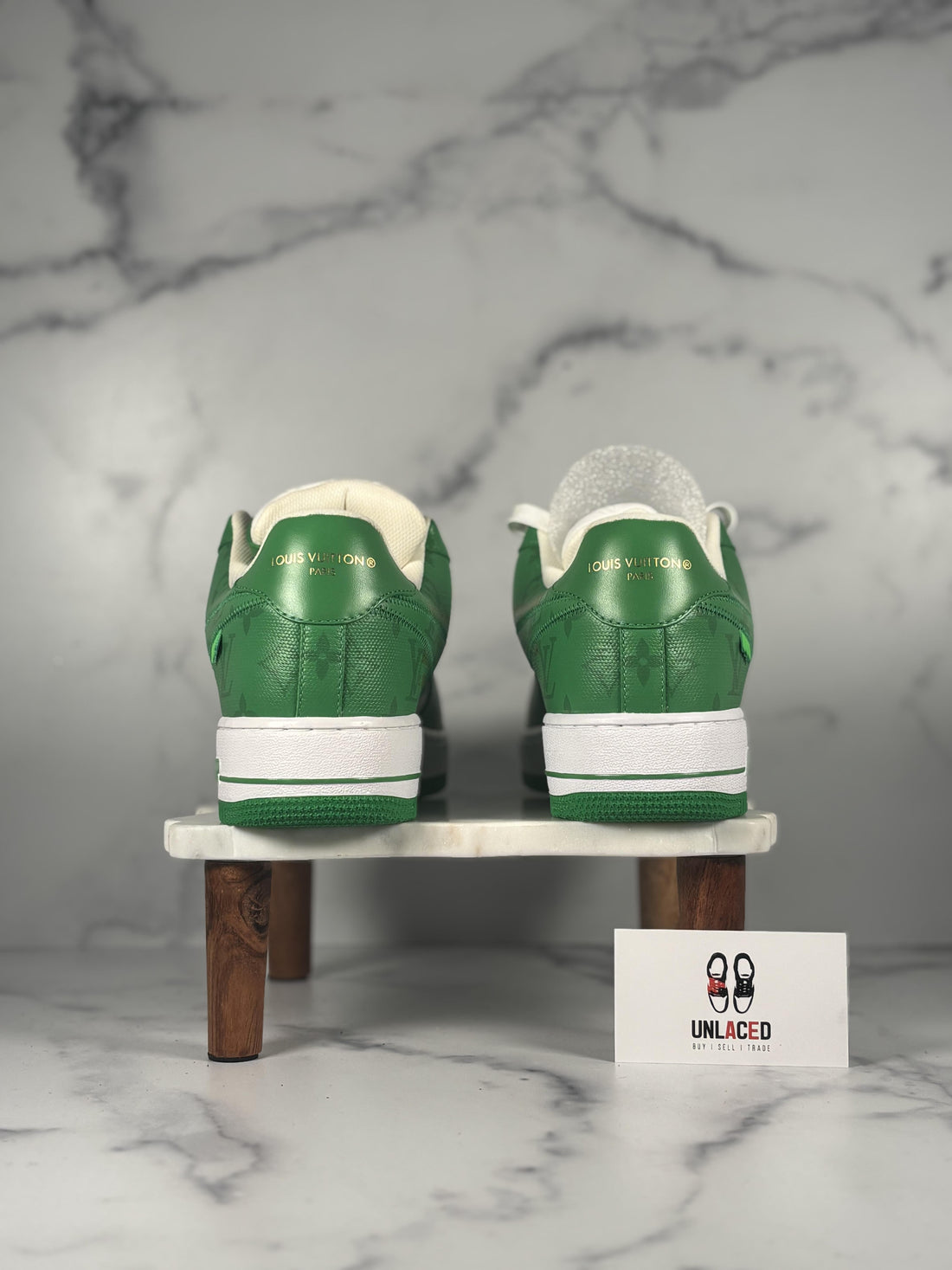 Louis Vuitton Nike Air Force 1 Low 'By Virgil Abloh White Green'