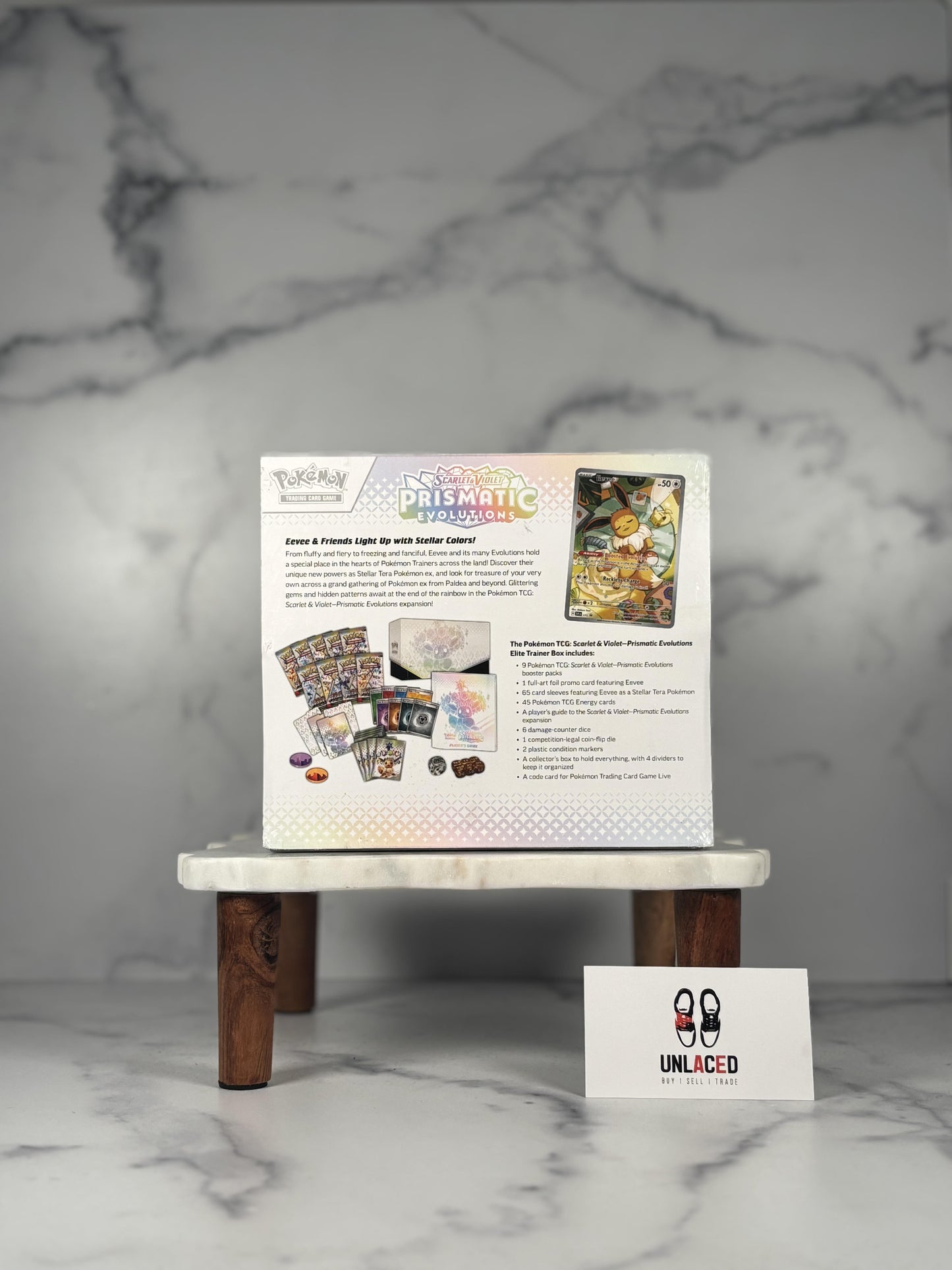 (A) Pokémon Scarlet & Violet 'Prismatic Evolutions Elite Trainer Box'