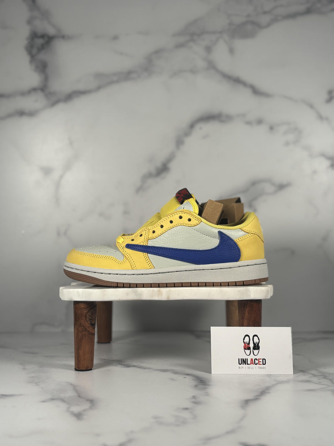 Jordan 1 Retro Low OG SP 'Travis Scott Canary (Women's)'
