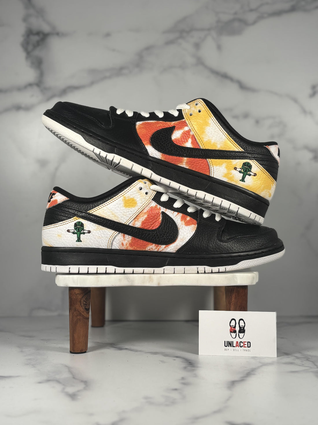 Nike SB Dunk Low 'Raygun Tie-Dye Black'