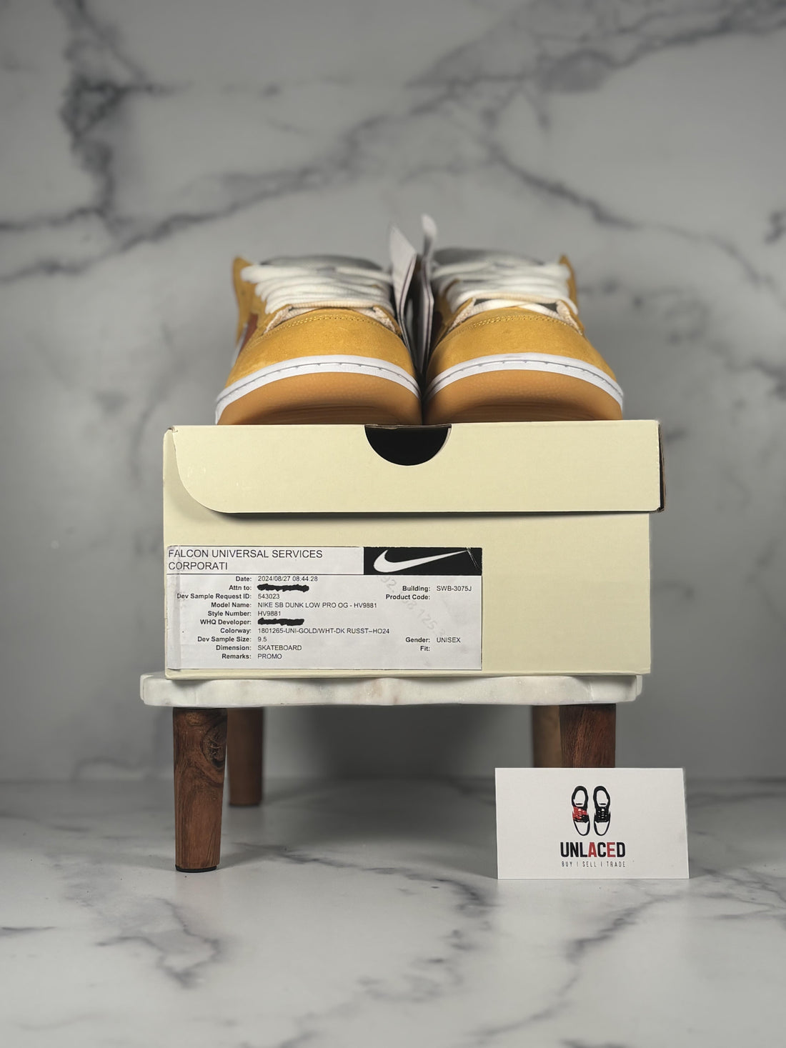 Nike SB Dunk Low Sample 'Chocolate Skateboards Sun'