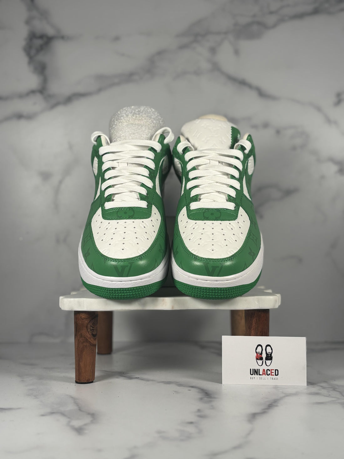 Louis Vuitton Nike Air Force 1 Low 'By Virgil Abloh White Green'