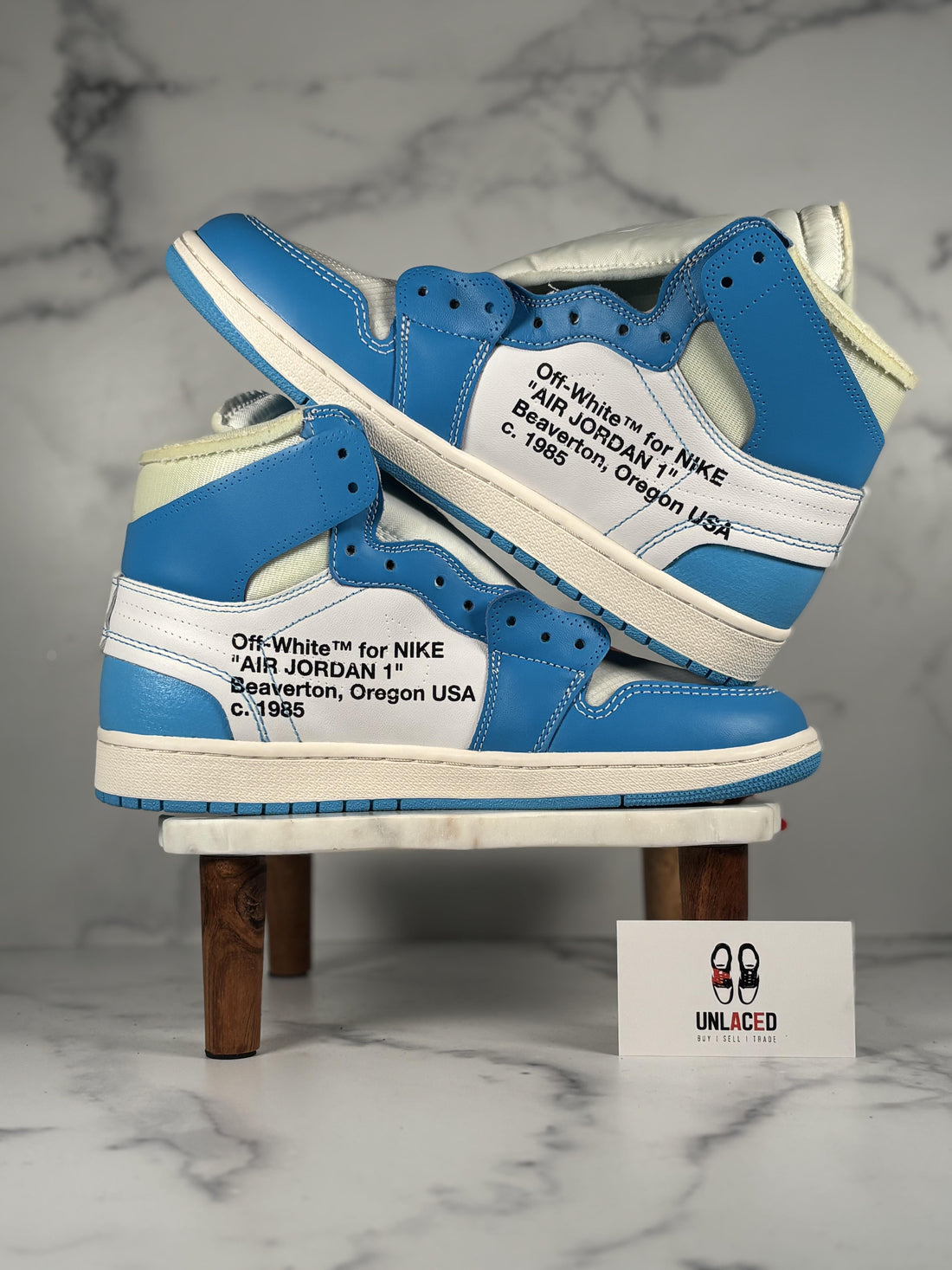 Jordan 1 Retro High 'Off-White University Blue'