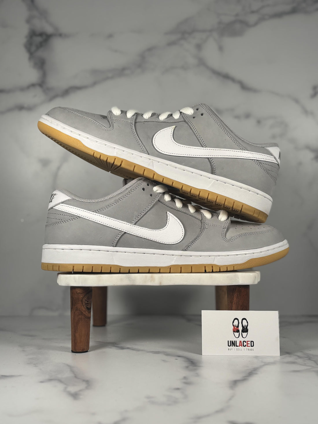 Nike SB Dunk Low Pro ISO 'Orange Label Wolf Grey Gum'