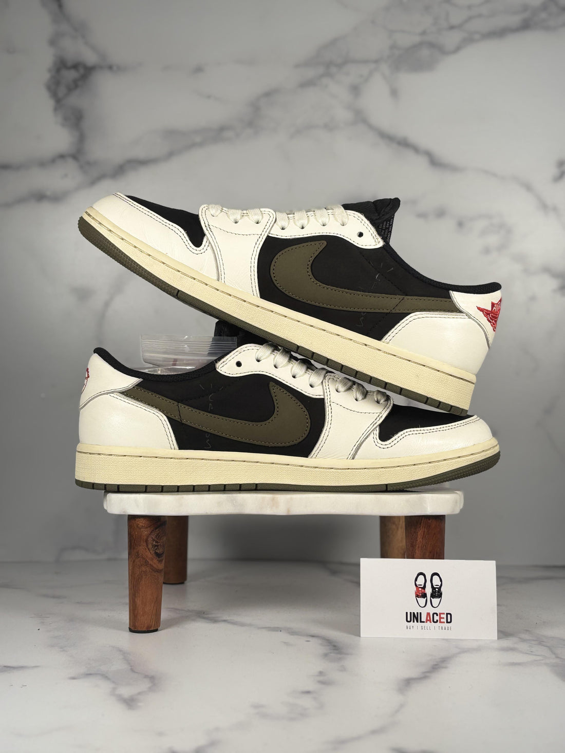 Jordan 1 Retro Low OG SP 'Travis Scott Olive (Women's)'