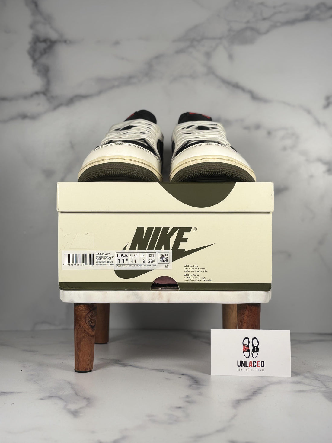 Jordan 1 Retro Low OG SP 'Travis Scott Olive (Women's)'