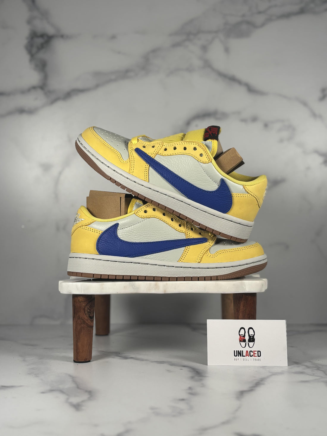 Jordan 1 Retro Low OG SP 'Travis Scott Canary (Women's)'