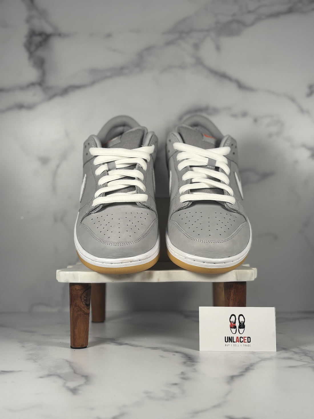 Nike SB Dunk Low Pro ISO 'Orange Label Wolf Grey Gum'