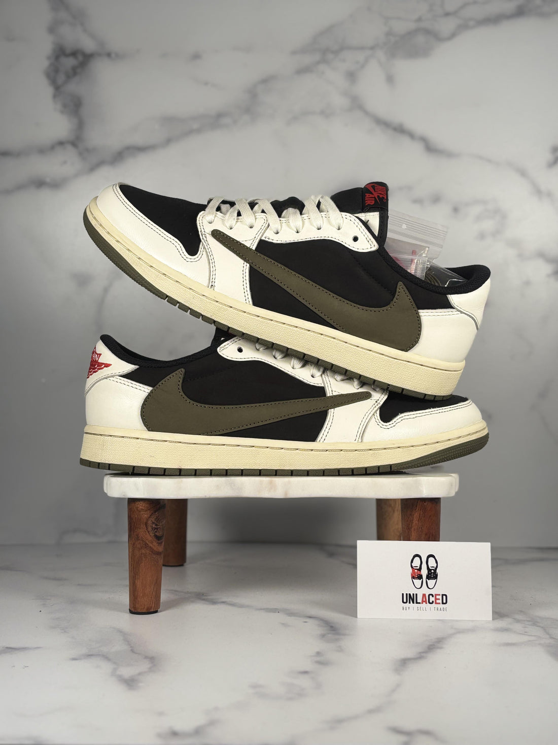 Jordan 1 Retro Low OG SP 'Travis Scott Olive (Women's)'