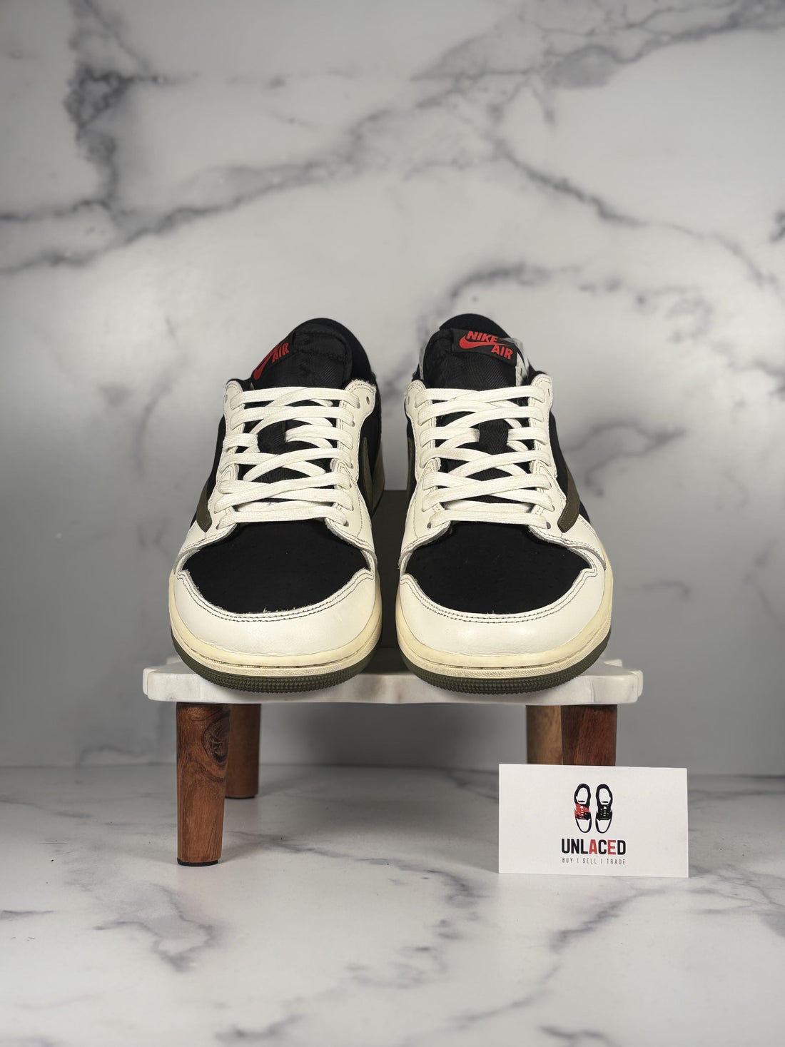 Jordan 1 Retro Low OG SP 'Travis Scott Olive (Women's)'