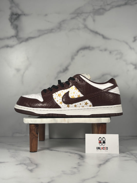 Nike SB Dunk Low 'Supreme Stars Barkroot Brown (2021)'
