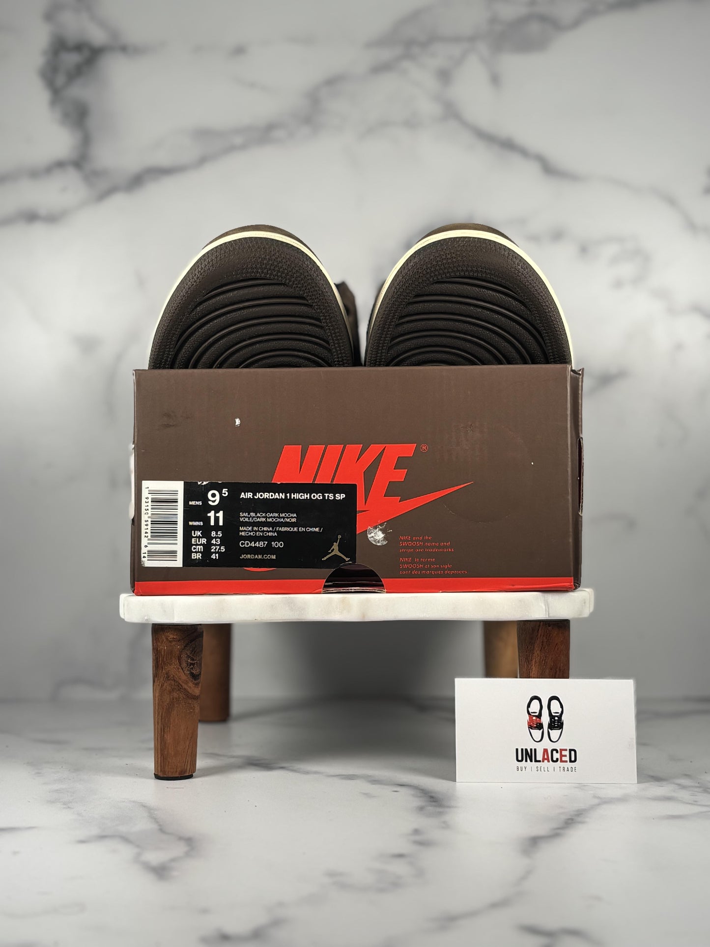 Jordan 1 Retro High OG SP 'Travis Scott Mocha'