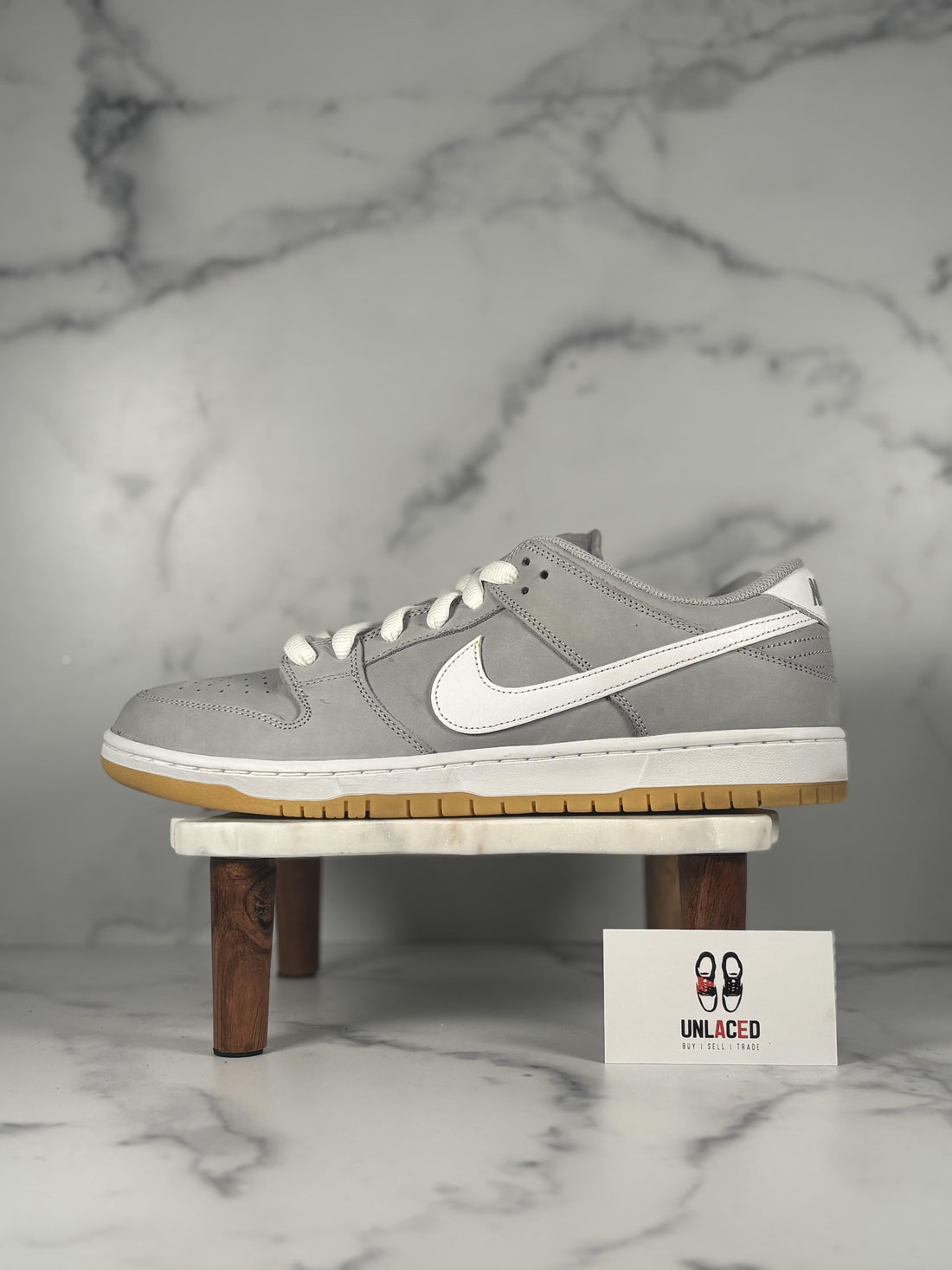 Nike SB Dunk Low Pro ISO 'Orange Label Wolf Grey Gum'